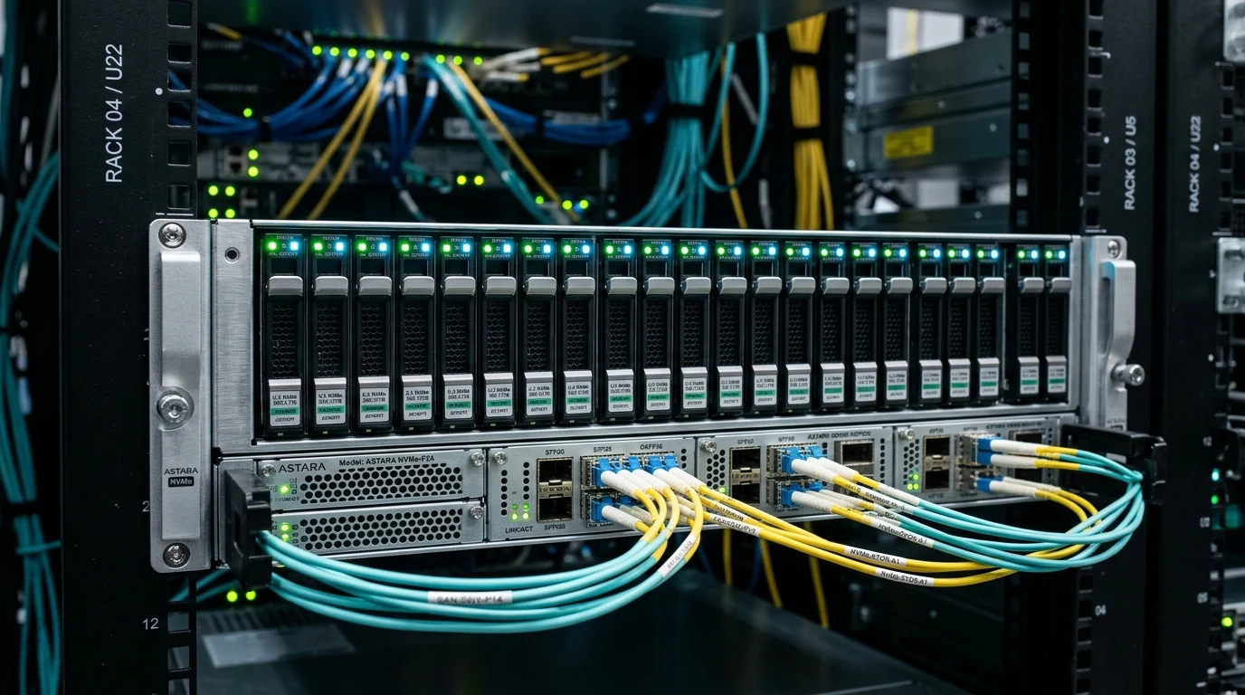 NVMe-oF RoCEv2 SAN Storage Repatriation Enterprise Array Chassis